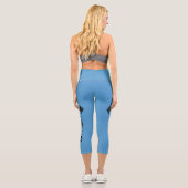 Leggings Capri #Fierce Barbell Haut-Faisée Capris (Verso)