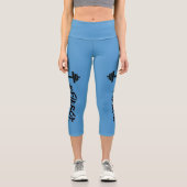 Leggings Capri #Fierce Barbell Haut-Faisée Capris (Recto)