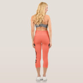 Leggings Capri #Fierce Dumbbell High Waisted Capris (Verso)