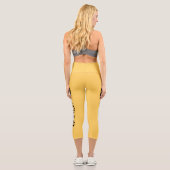 Leggings Capri #Fierce Kettlebell Haute Taille Capris (Verso)