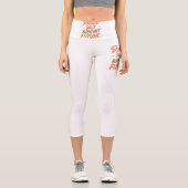 Leggings Capri "Fière De L'Avenir Lumineux Du Passé." (Recto)