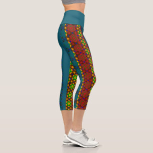 Leggings Capri Fiesta mexicaine-américaine 2