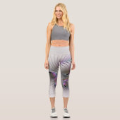 Leggings Capri Figure de fantaisie abstraite moderne et timide, a (Recto)
