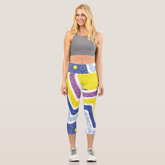 Leggings Capri Figures géométriques 5 (Recto)