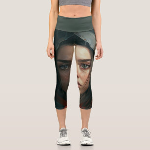 Leggings Capri Fille à capuchon de pluie