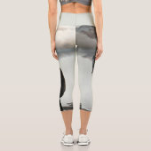 Leggings Capri Fille avec des nuages (Verso)