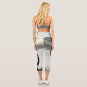 Leggings Capri Fille avec des nuages (Verso)