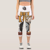 Leggings Capri fille chaude (Recto)