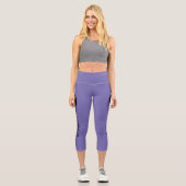 Leggings Capri #Filles qui lèvent Kettlebell haut taille Capris (Recto)