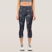 Leggings Capri Fish tribal (Recto)