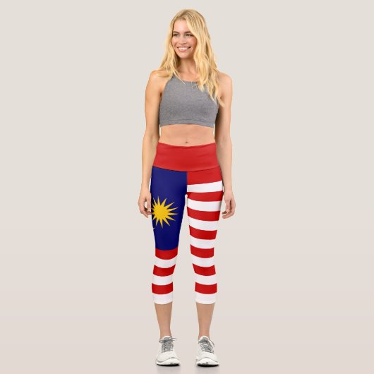 Leggings Capri Flag malaisien (Recto)