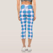 Leggings Capri Flake motif Haut taille (Verso)
