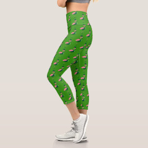 Leggings Capri Flamant rose Animal Green St Patrick’s Day