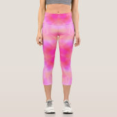 Leggings Capri Flèche rose (Recto)
