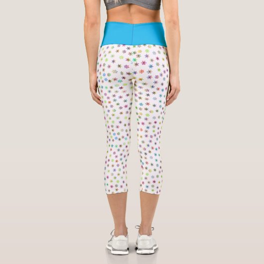 Leggings Capri Flèches arc-en-ciel (Verso)