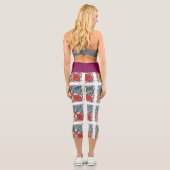 Leggings Capri fleur (Verso)