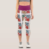 Leggings Capri fleur (Recto)