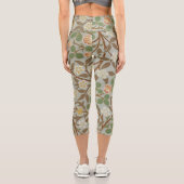 Leggings Capri Fleur botanique de trèfle William Morris (Verso)