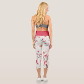 Leggings Capri Fleur de cerise (Verso)