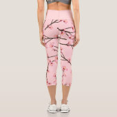 Leggings Capri Fleur de cerise (Verso)