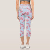 Leggings Capri Fleur de cerisiers (Verso)
