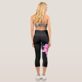 Leggings Capri Fleur de chrysanthème lecapcnm (Verso)