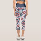 Leggings Capri Fleur de l'Indépendance (Verso)