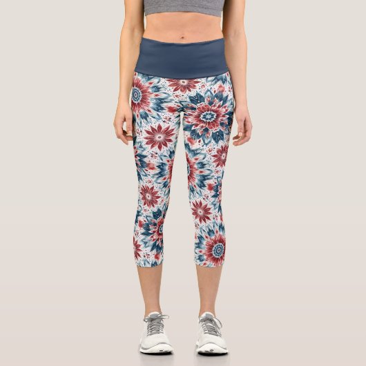 Leggings Capri Fleur de l'Indépendance (Recto)