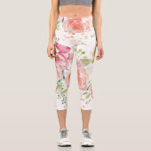 Leggings Capri fleur de printemps (Recto)