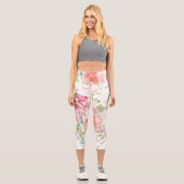 Leggings Capri fleur de printemps (Recto)