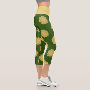 Leggings Capri Fleur De Vie - Indien Mandala 4