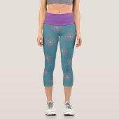 Leggings Capri Fleur De Vie - Mandala India Style 1 (Recto)