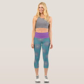 Leggings Capri Fleur De Vie - Mandala India Style 1 (Recto)