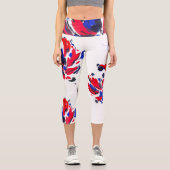Leggings Capri Fleur éclatée (Recto)