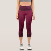 Leggings Capri Fleur Écrasée (Recto)