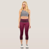 Leggings Capri Fleur Écrasée (Recto)