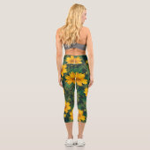 Leggings Capri Fleur haut de gamme (Verso)