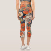 Leggings Capri Fleur haut de gamme (Verso)