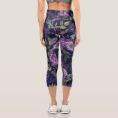 Leggings Capri Fleur haut de gamme (Verso)