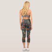 Leggings Capri Fleur haut de gamme (Verso)