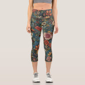 Leggings Capri Fleur haut de gamme (Recto)