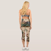 Leggings Capri Fleur haut de taille  (Verso)