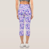 Leggings Capri Fleur haut de taille (Verso)