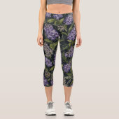 Leggings Capri Fleur haut de taille (Recto)