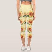Leggings Capri Fleur orange (Verso)