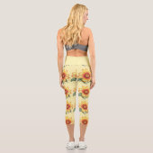 Leggings Capri Fleur orange (Verso)