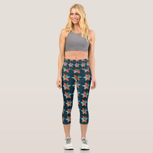 Leggings Capri Fleur Patchwork (Recto)