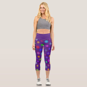 Leggings Capri Fleur Power Douche - motif coloré 1