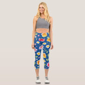 Leggings Capri Fleurs (Recto)