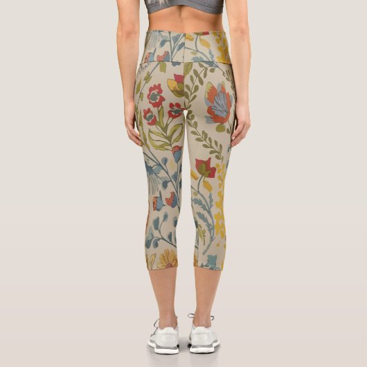 Leggings Capri Fleurs (Verso)